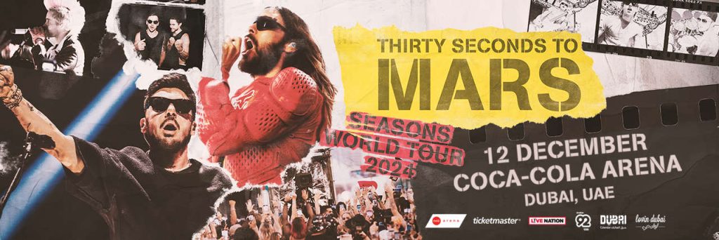 کنسرت Thirty Seconds to Mars دبی 2024