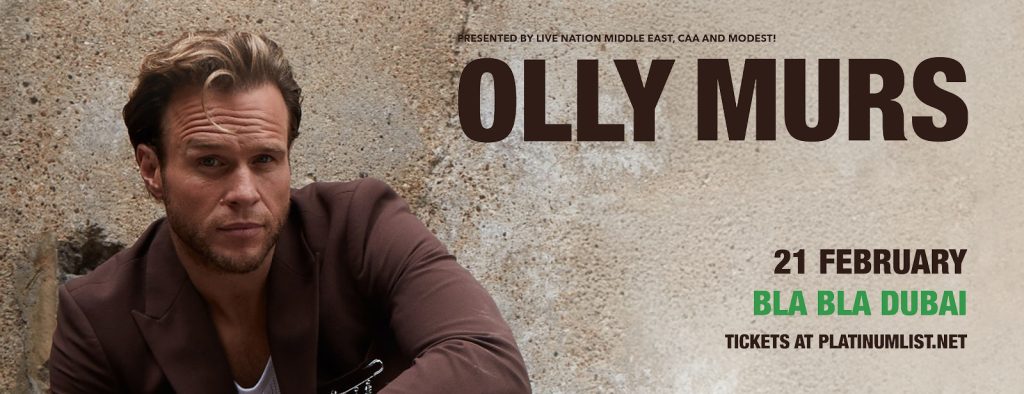 Olly Murs در دبی اجرا می‌کند!