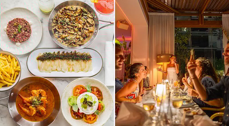 صبحانه شبانه‌ای به سبک پاریس و توکیو در La Cantine Beach را تجربه کنید