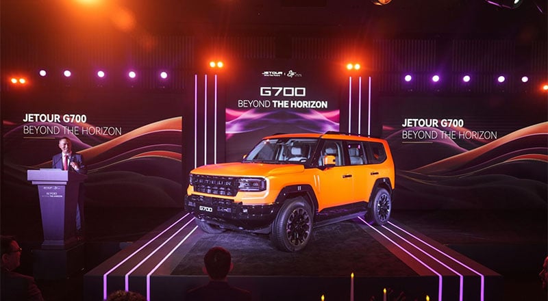 معرفی رسمی خودروی جدید جتور G700 در امارات متحده عربی