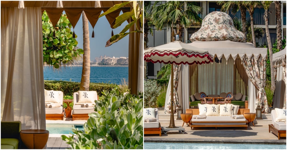 چرا فضای کنار استخر Maison Revka یکی از بهترین تجربیات استخر در دبی است