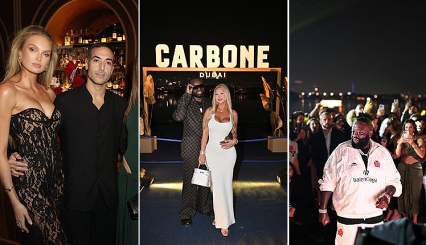 تصاویر: چهره‌های مشهور در آتلانتیس د رویال برای افتتاح رستوران CARBONE دبی
