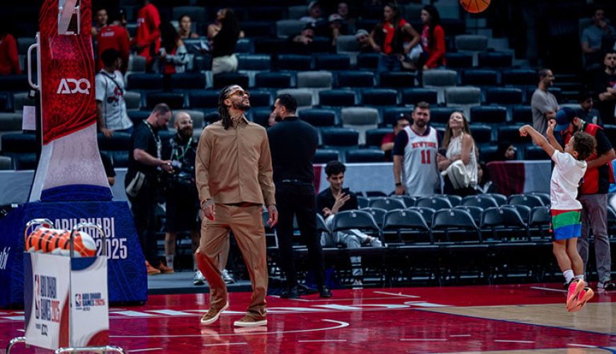تمام سلبریتی‌های حاضر در بازی‌های NBA ابوظبی 2025