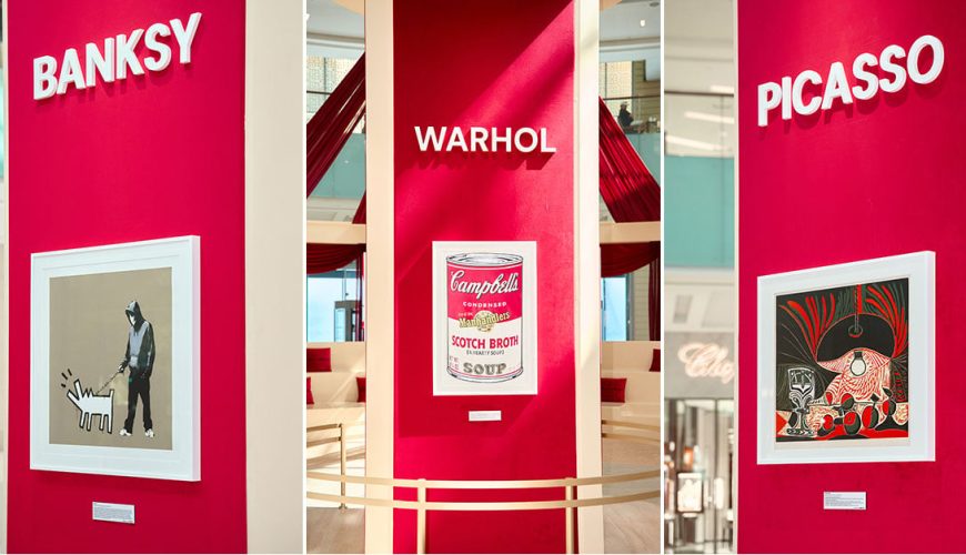 از پیکاسو تا بنکسی: کشف آثار هنری دیده نشده به‌صورت رایگان در دبی مال