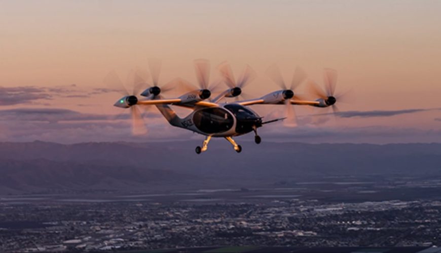 نخستین تست پرواز تاکسی پرنده در دبی بر فراز جزیره پالم جمیرا