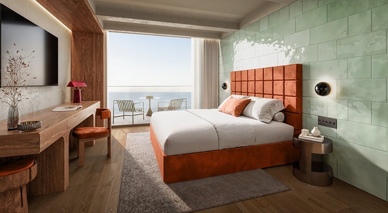 عکس‌ها: هتل کن به زودی در سال 2026 در جزایر جهانی دبی افتتاح می‌شود