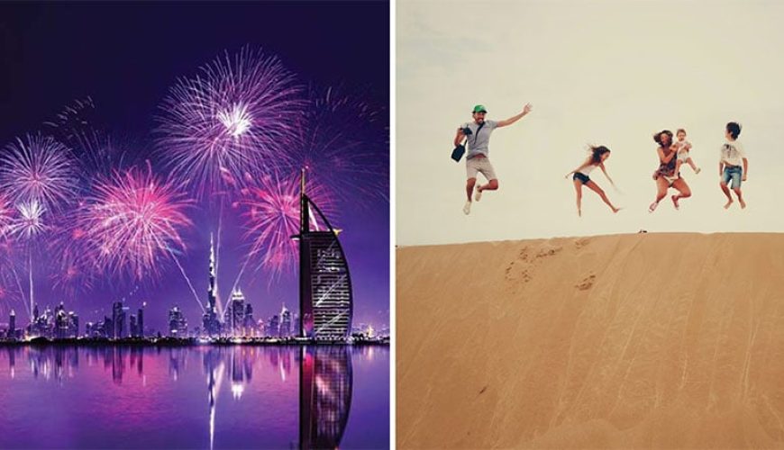 آتش‌بازی و فعالیت‌های خانوادگی در دبی در این تعطیلات طولانی