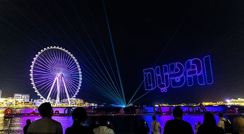 نمایش مشهور پهپادی دبی بازگشته است؛ هر شب 1000 پهپاد را تماشا کنید