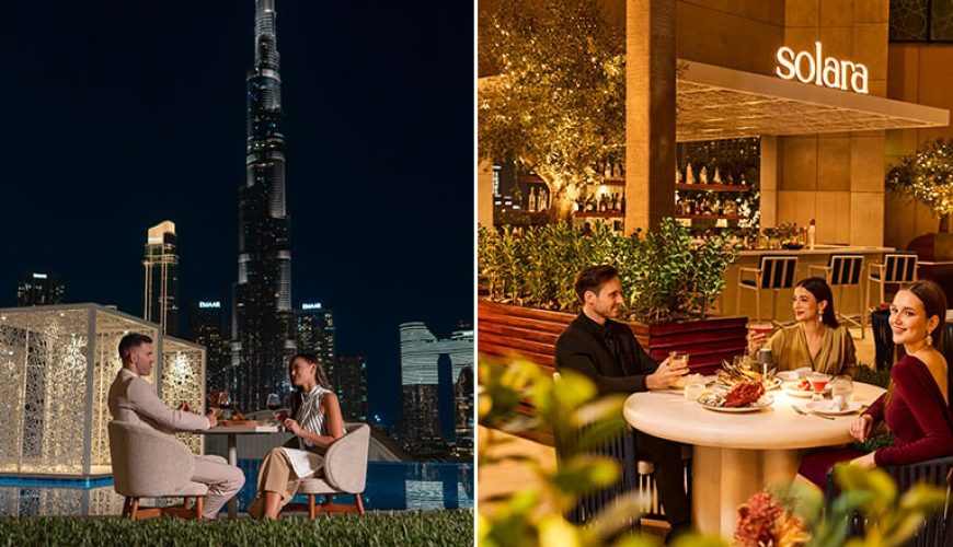 رستوران سولارا: تجربه‌ای تازه در دبی با نمایی بی‌نظیر از برج خلیفه